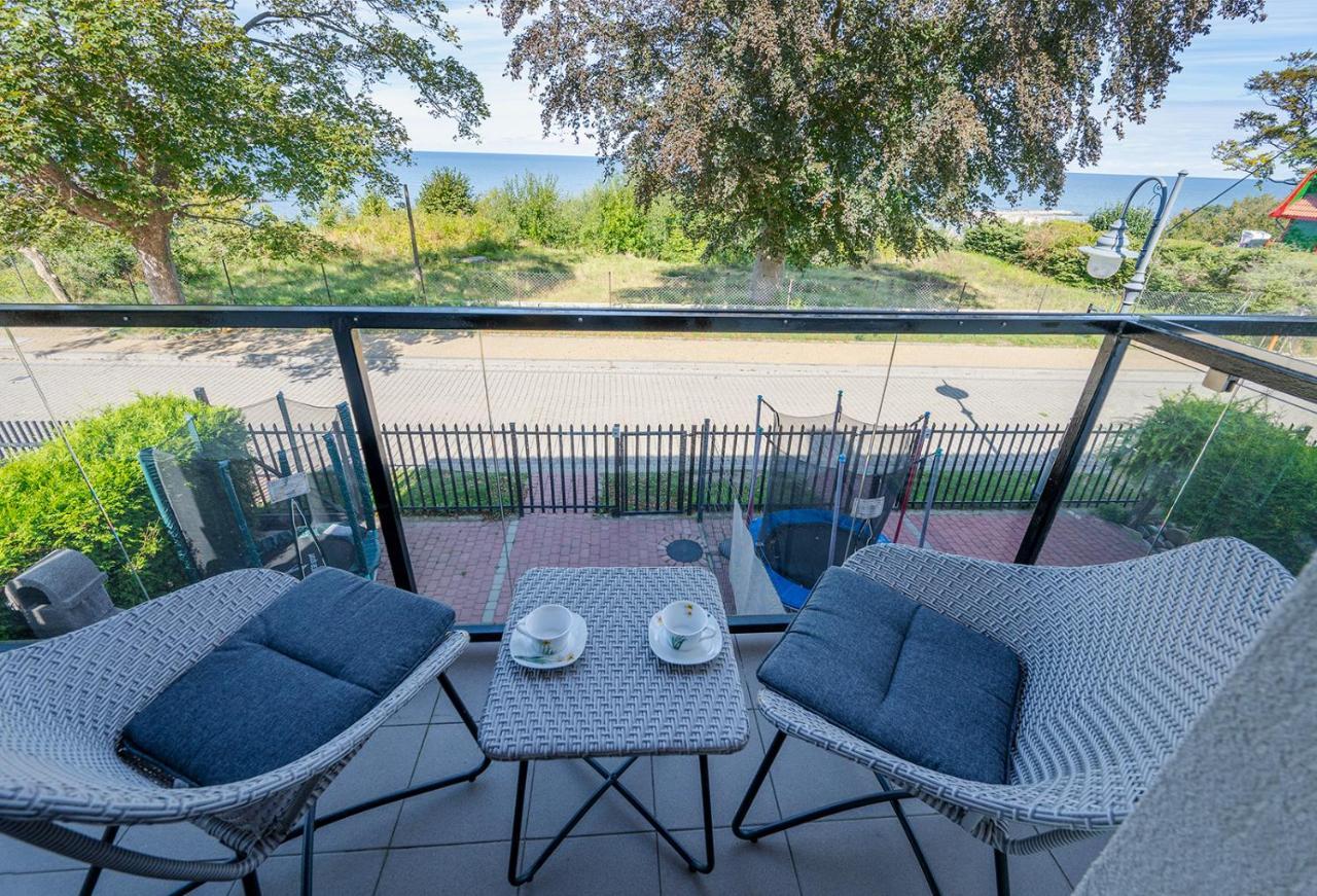 Apartament Z Widokiem Na Morze U Grazyny 2 Jarosławiec Esterno foto